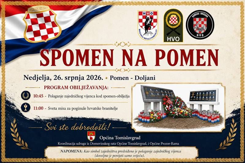Najava: "Spomen na Pomen"